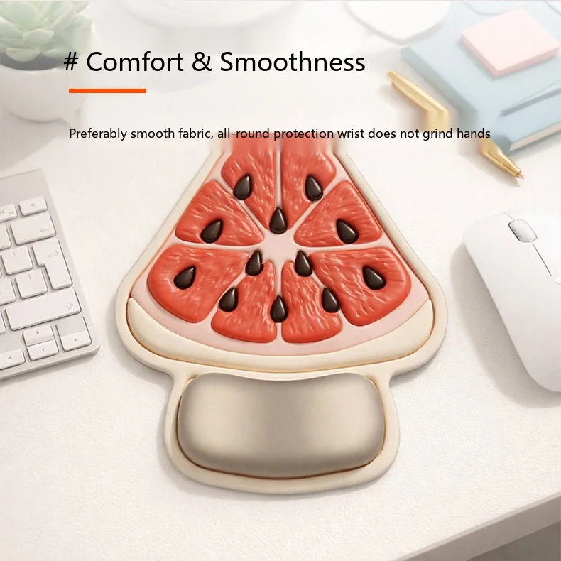 Farbverlauf-Silikon-Handgelenkauflage Mauspad Ergonomische Schreibtischunterlage für Büro und Gaming 31 Traumhafte Farboptionen – Detail 8