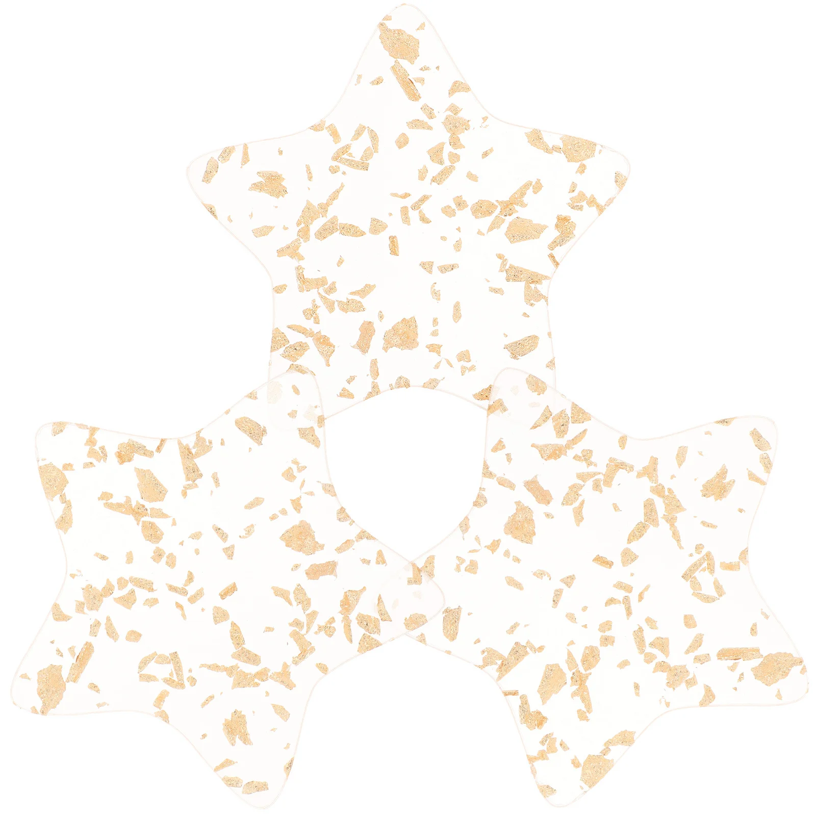 

3Pcs Star Shaped Heat Insulated Table Placemat Non-Slip Anti-Scald Cup Mat Practical Protective Table Mat for Hot Dishes Pot