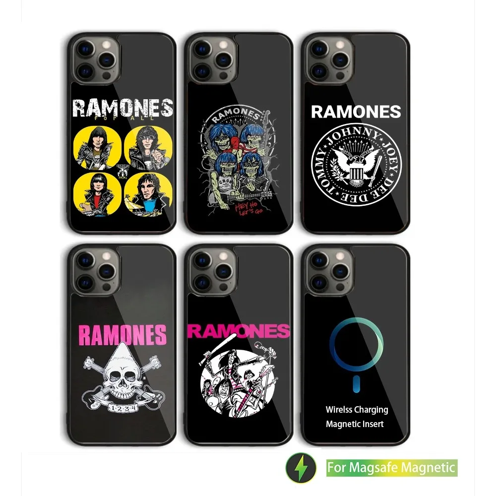 Rock Band R-Ramones Phone Case For iPhone 15,14,13,12,11,Plus,Pro,Max Mini Magsafe Magnetic Wireless Charging