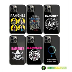 Rock Band R-Ramones Phone Case For iPhone 15,14,13,12,11,Plus,Pro,Max Mini Magsafe Magnetic Wireless Charging