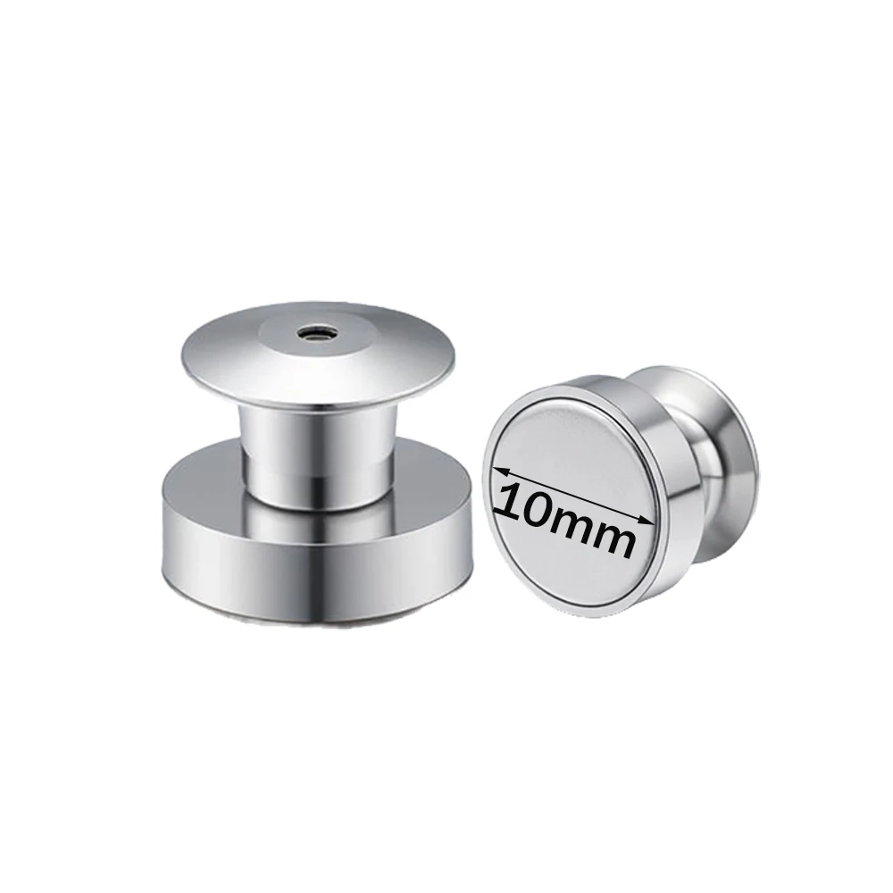 10 Stück Metall-Magnetbroschen-Verschlüsse, Metallnadel-Schnallen, praktisch für DIY-Broschen, Abzeichen, Schmuckherstellung und Zubehör. – Detail 6