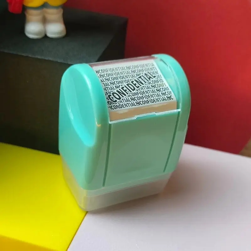 Tampon à Rouleau Pré-Encré Ta.com, Protection Contre le Vol Confidentiel, Tampons Flash Portables d'Usine