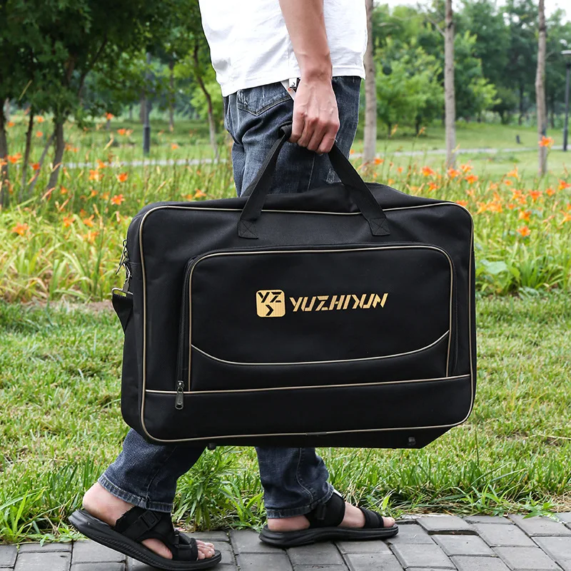 

Утолщенная и увеличенная водонепроницаемая сумка для рыболовных снастей, сумка для удочки, ручная сумка для хранения рыболовной платформы на одно плечо