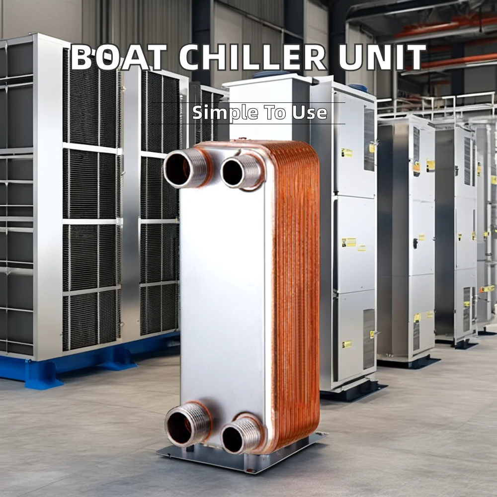 Evaporator Condenser Water Chiller Welded Brazed Plate Heat Exchanger