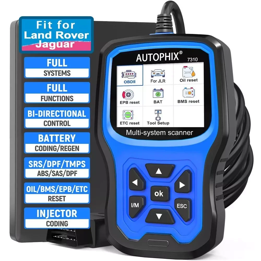 

AUTOPHIX 7310 For Land Rover/Jaguar Oil DPF ABSCar Diagnostic Tool OBD2 Scanner All Systems Scanner Code Reader After 1996