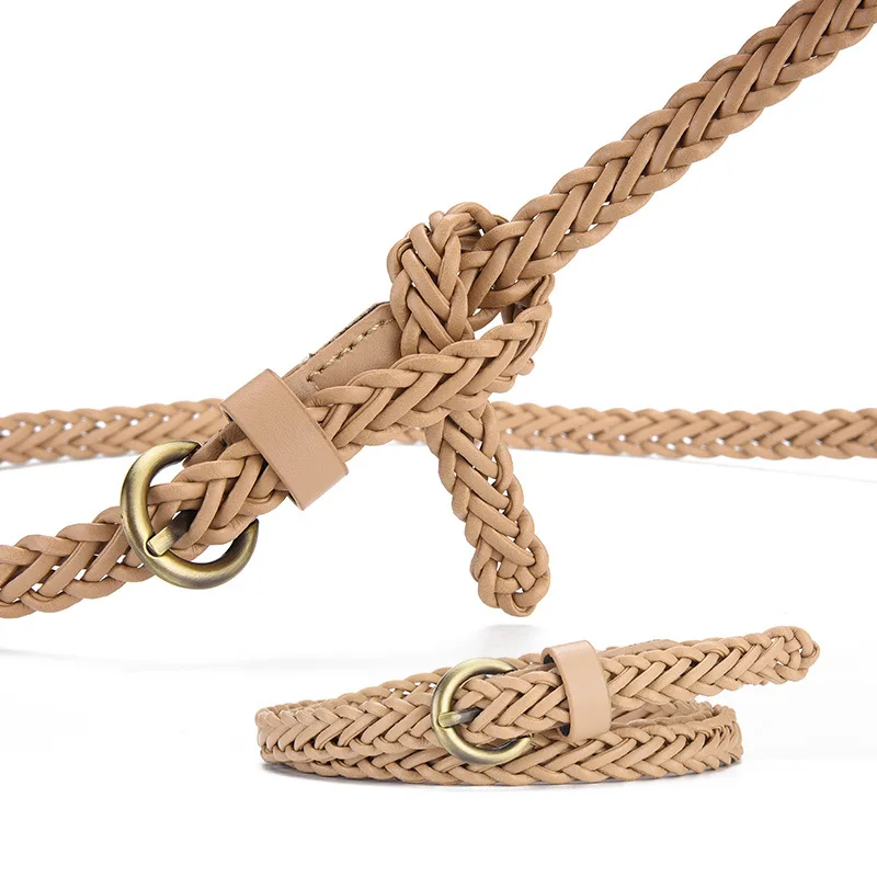 

Новое поступление, модный винтажный античный бронзовый ремень с пряжкой, тонкий плетеный пояс, женский модный декоративный ремень в стиле ретро