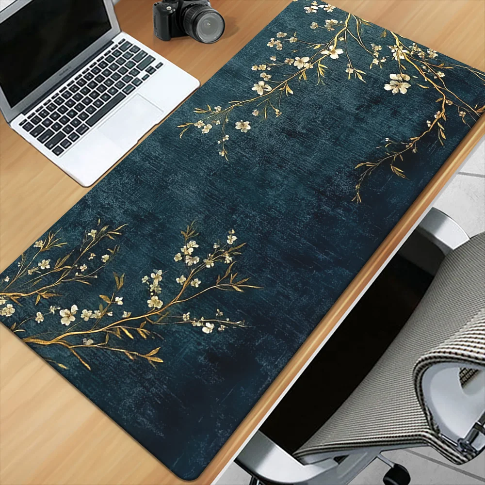 Pear Blossom Branch mouse pad Large keyboard gaming accessory mousepad office PC player laptop deskmat anti-slip office Mice mat
