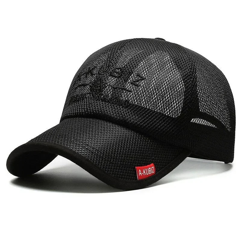 

Mesh Baseball Cap with Adjustable Size Snapback Hats for Men Gorras Hombre Women Breathable Hip Hop Sunhat Moto Gp Golf Hat