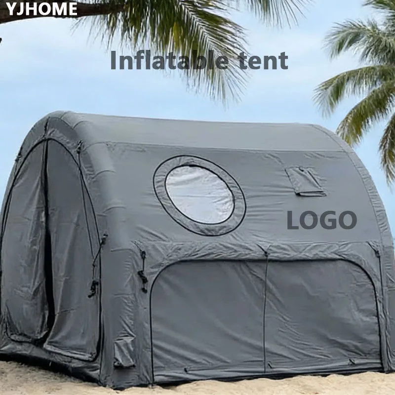 Inflatable air Tent Outdoor Camping Overnight Camping House Type Rain Proof Warm Thick Full Set of Equipment Wedding Party Tent