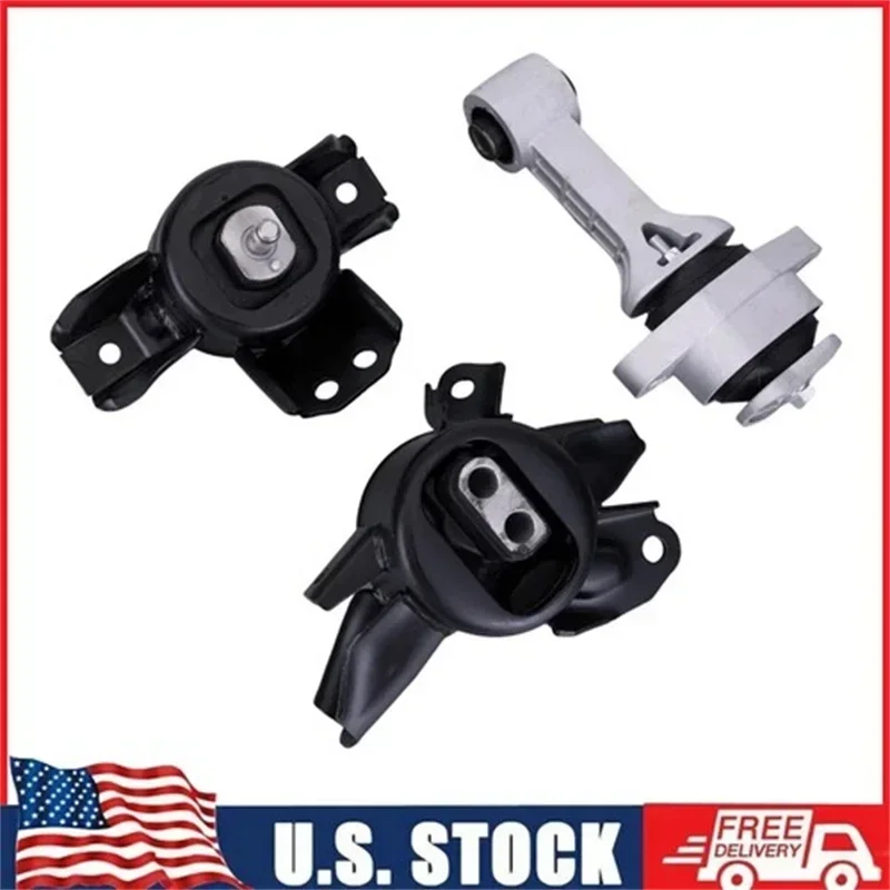 

3Pcs Engine Motor and Transmission Mount Compatible for Kia Soul 1.6L L4 2014-2019 Replaces A71065 A71067 A71093