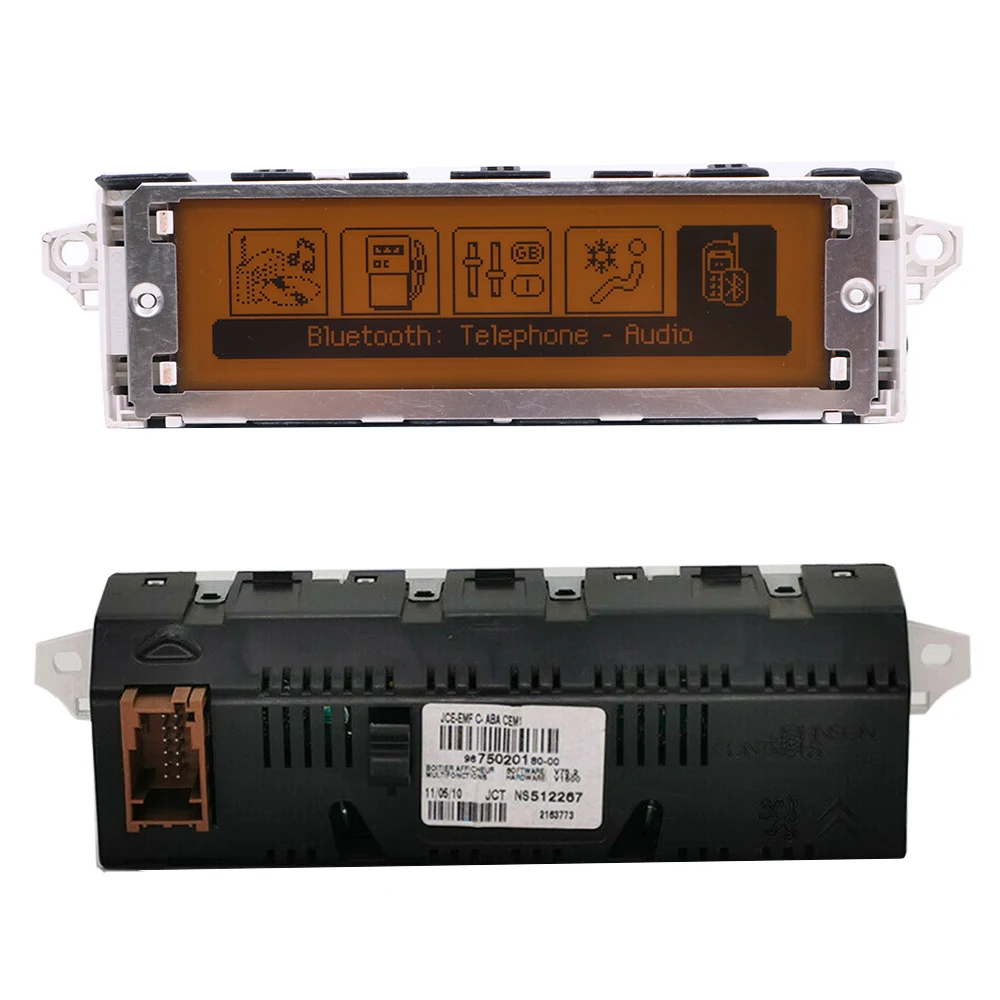Car Screen Type C 12 Pin Bluetooth Support Yellow for Peugeot 307 308 407 408 807 2008 3008 Citroen C2 C3 C4 C5