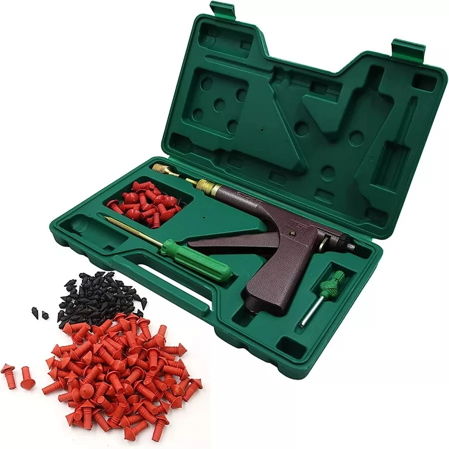 Auto Fahrrad Tubeless Reifen Reparatur Punktion Professionelle Reparatur Kit Vakuum Reifen Reparatur Pistole Auto Motorrad Reifen Reparatur Undicht Kit – Detail 5