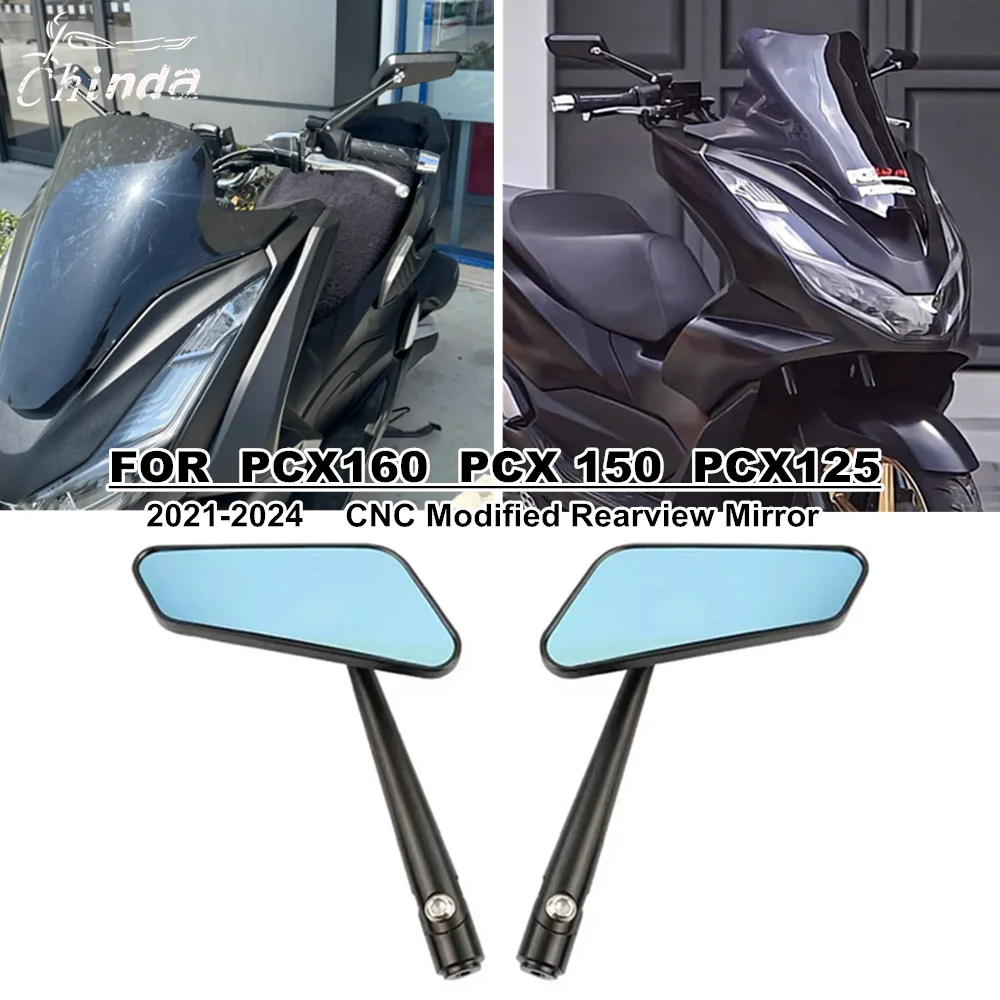 FOR HONDA PCX160 PCX150 PCX125 PCX 160 PCX 150 PCX 125 2021-2024Motorcycle Modified CNC Rear View Mirror