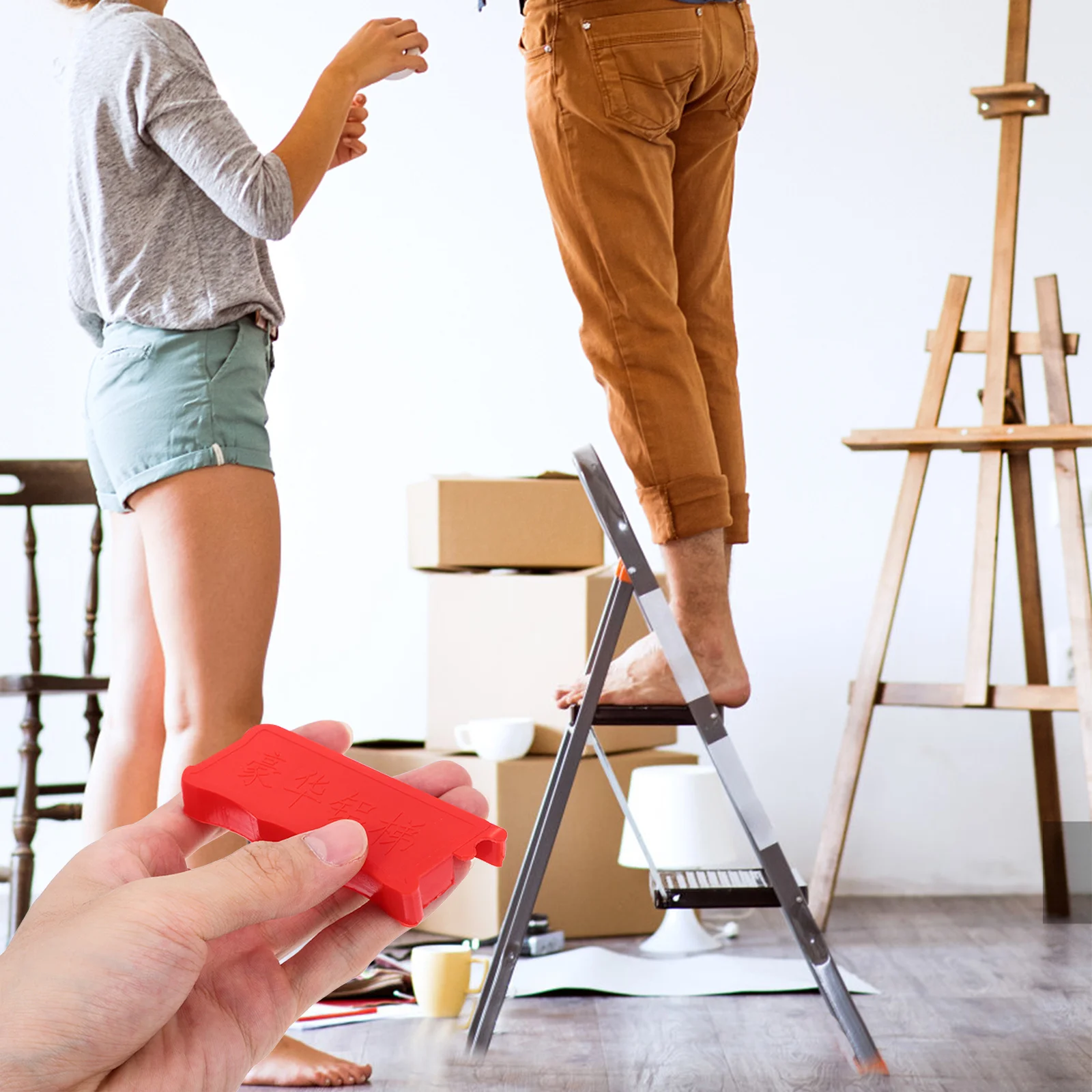 1pcs Pvc End Cap Replacement Pad Nonslip Accessories Extension Cover Mat Protector Supplies Step Ladder Topper Cover Ladder