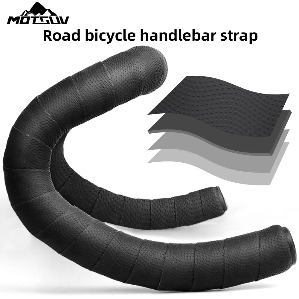MOTSUV Straße Fahrrad Lenker Band Bar Bike Slip Shock PU EVA Atmungsaktive Strap Radfahren Weiche Anti-Vibration Band Zubehör teil