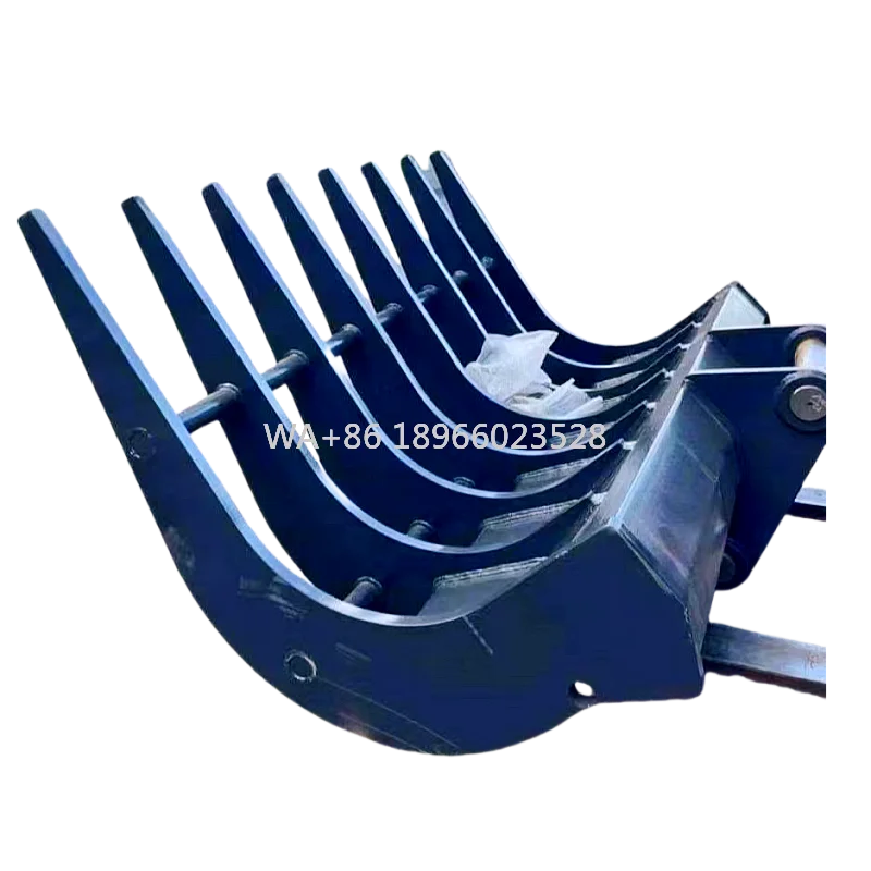 고품질 맞춤형 로고 굴삭기 레이크 농업 및 건설용 대용량 버킷 최저가