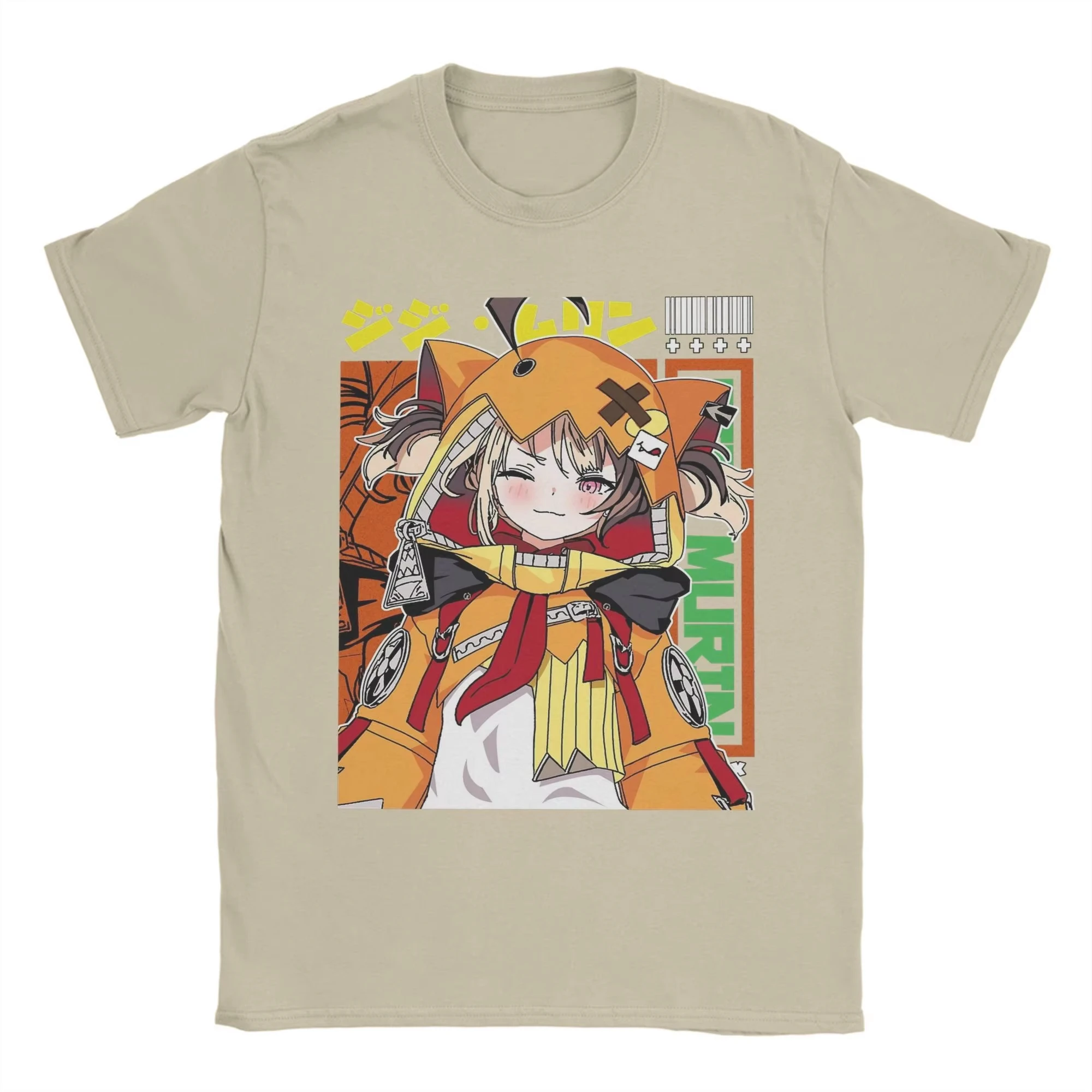 Gigi Murin Justice Hololive Grafik-T-Shirt für Herren, 100 % Baumwolle, Rundhalsausschnitt, kurze Ärmel, originelles Unisex-Streetwear-T-Shirt. – Detail 7