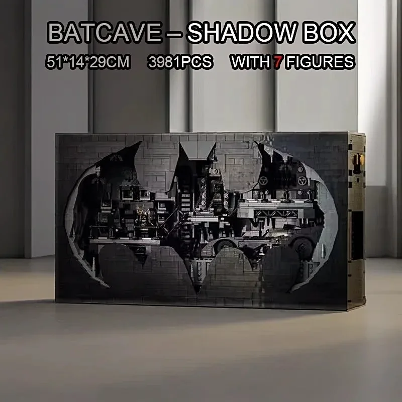 Image of 2026 NEU 3981-TEILIGE Batcave Shadow Box Bausteine Film-Szenen-Modell DIY Montage-Bausteine Spielzeug Geschenk für Kinder und Erwachsene