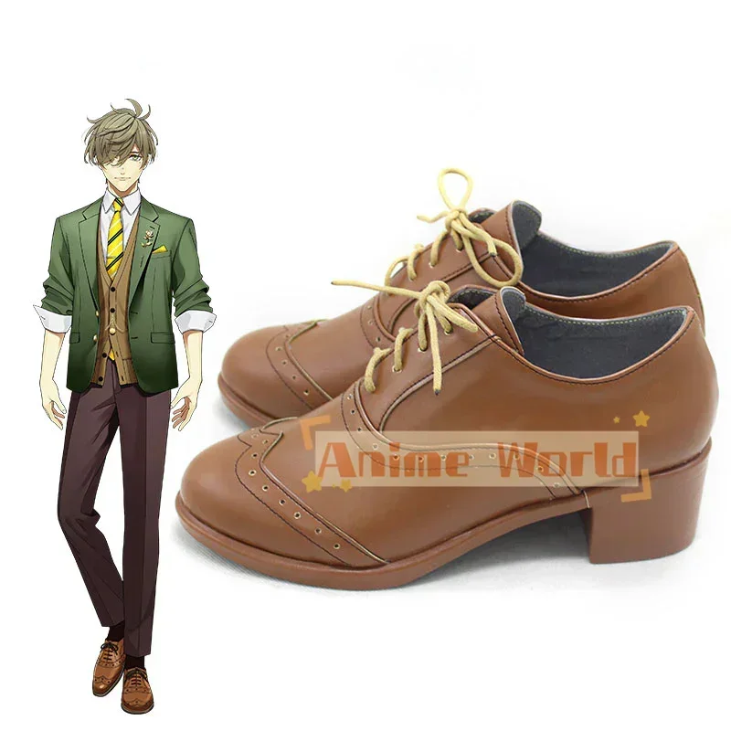 Virtual YouTuber Eden-gumi Oliver Evans Cosplay Shoes Halloween Carnival Boots Custom Made