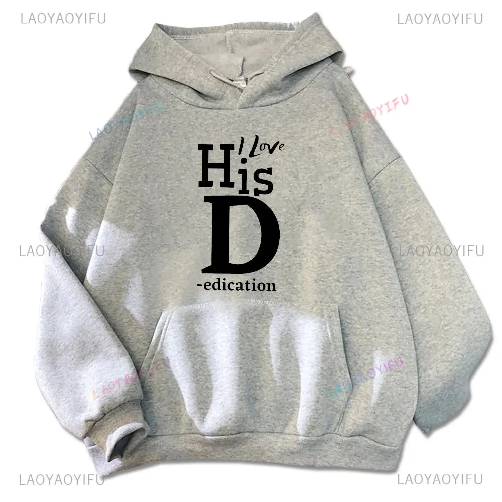 I Love His D I Love Her P Love His Dedication Funny Couples Hoodie Sarcastic Matching Sweatshirts