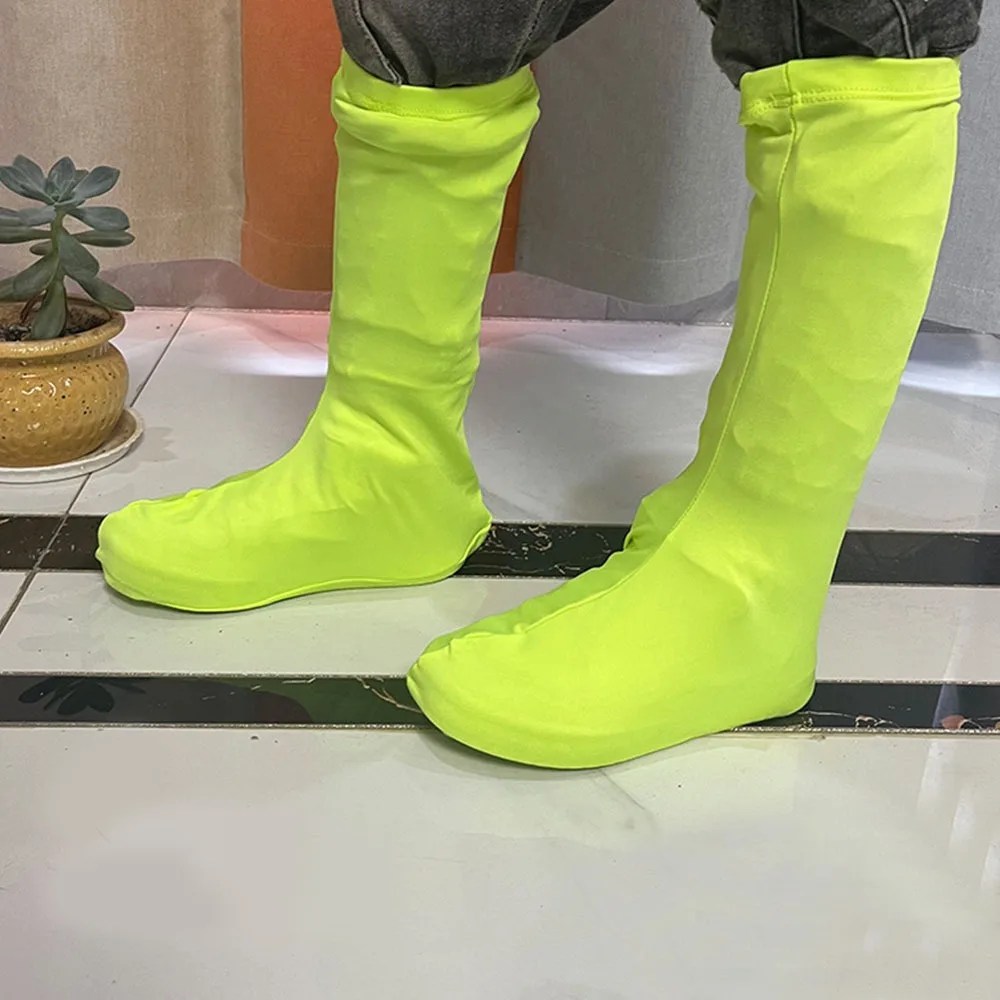 Anti-areia areia deserto sapato cobre elástico anti-poeira trekking sapatos protetor à prova de areia cor fluorescente deserto sapato capa