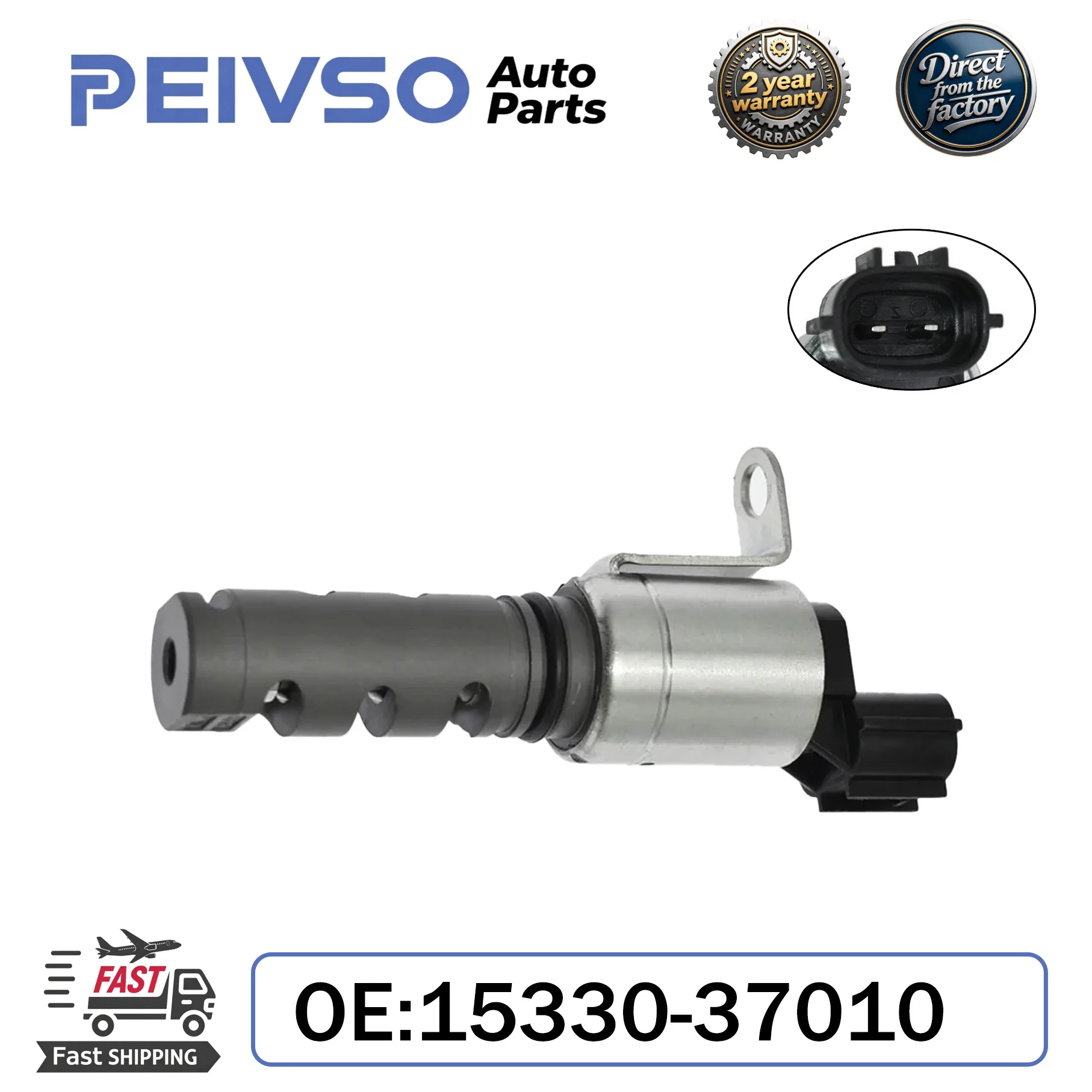 PEIVSO VVT Solenoid 15330-37010 For TOYOTA AVALON CAMRY COROLLA PRIUS RAV4 VENZA LEXUS IS200T NX200T GS200T 1.8 2.0 2.5 2.7L