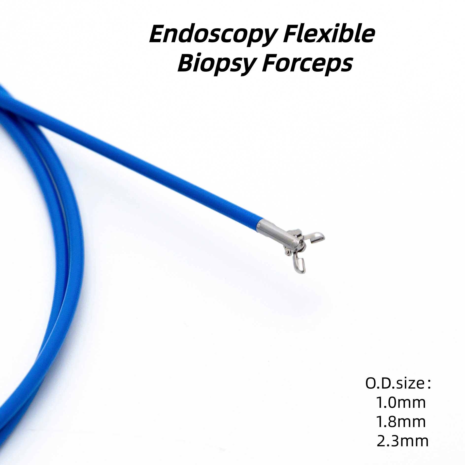 1.0mm Bronchoscopy Biopsy Forceps Disposable Flexible Gastroscope Colonoscopy Endoscope Sampling Forceps  1.8mm 2.3mm