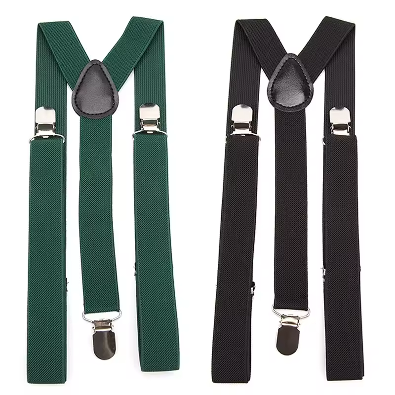 26-farbige neue Unisex-elastische Hosenträger mit Y-Rücken-Hosenträger für Männer, Geschenk, Gentleman, verstellbare Träger für Hochzeitsanzug, Party, Alltagszubehör