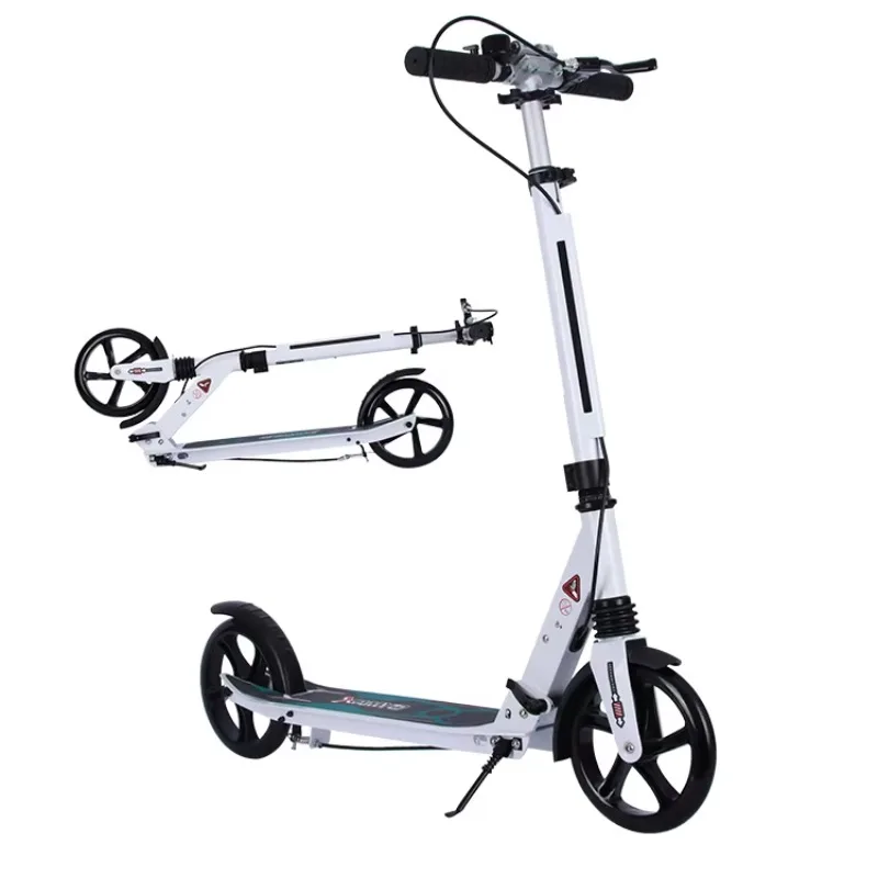 

STLF Handle Brake Height Adjustable Easy Release and Foldable Two Wheel Kick Scooter for Teens