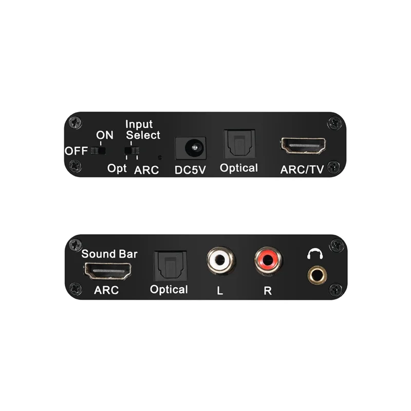 -Compatible Audio Returner ARC Function Optical Fiber Digital Audio Conversion Analog Signal DAC Audio Converter