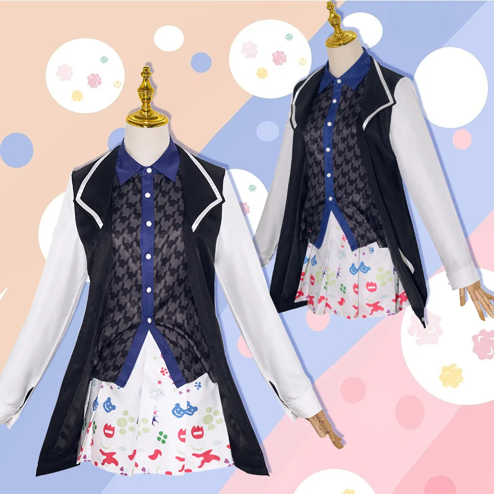 

The Idolmaster Cosplay Costume Shining Color Cosplay Mikumo Yume Halloween Stage Performance Costume