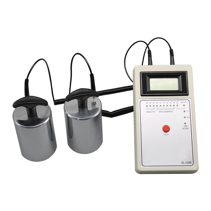 Heavy Hammer Type Surface Resistance Meter Anti-static Ability Detector Temperature And Humidity Display SL-030B