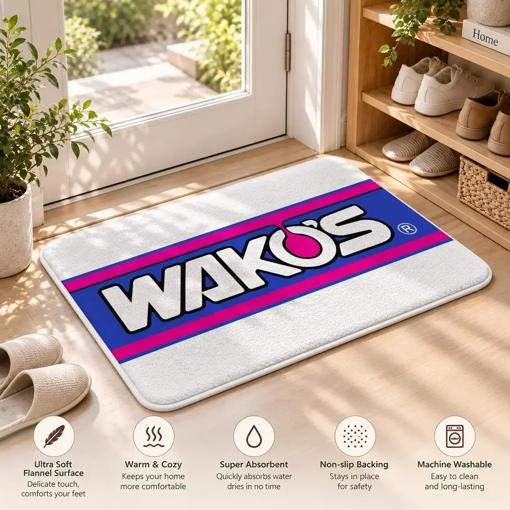 W-WAKOS Oil Racing Car Modification Floor Mat Flannel Rug Soft Non Slip Door MatBathroom Bedroom Kitchen Living Room Home Decor