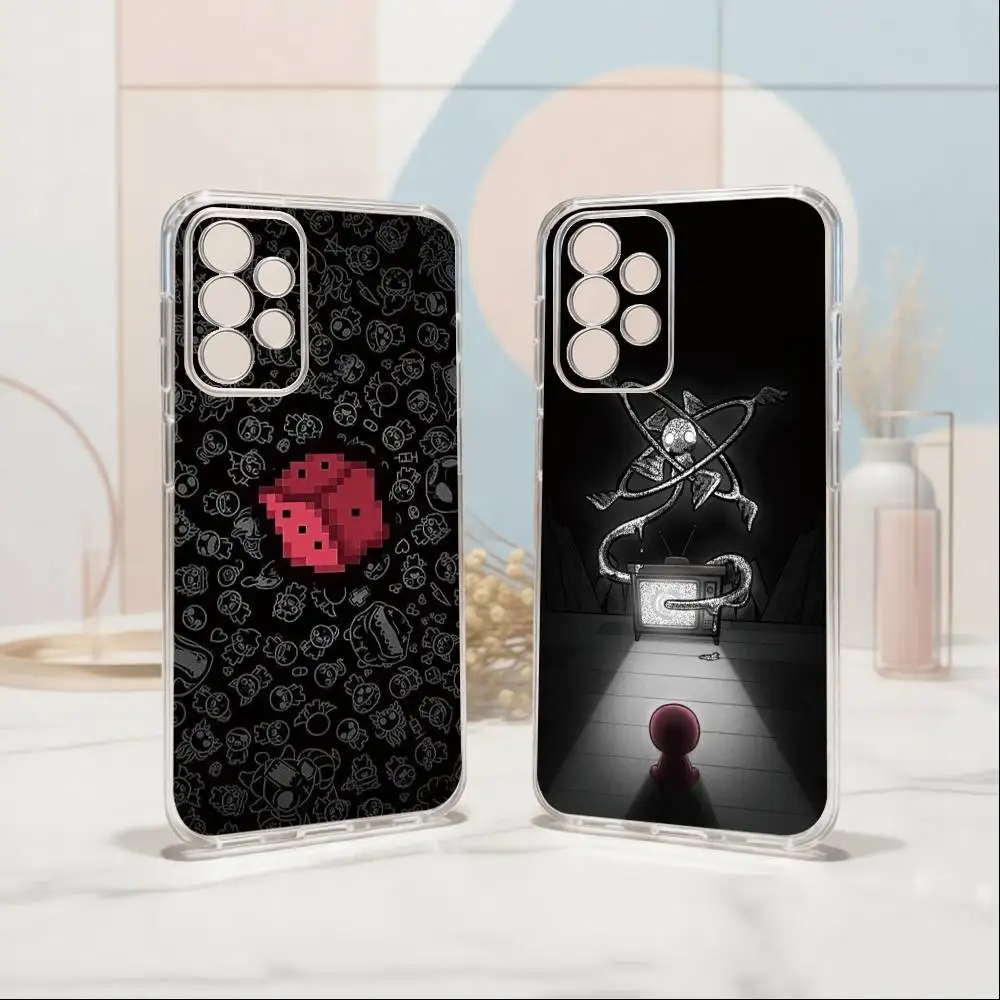 

The B-Binding Of I-Isaac Phone Case For Samsung S25,S24,S21,S22,S23,S30,Ultra,S20,Plus,Fe Transparent Cover