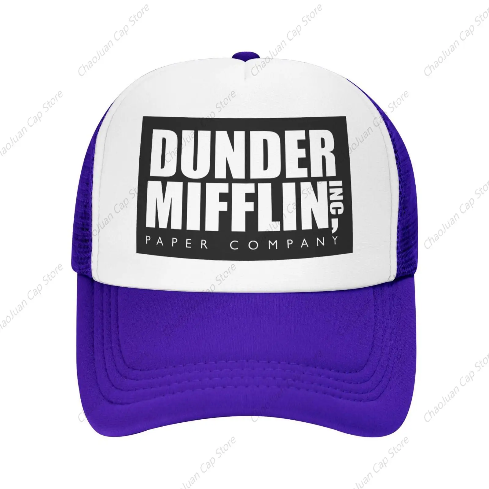 Dunder Mifflin Trucker Hat Mesh Baseball Snapback Cap for Men Or Women Outdoors