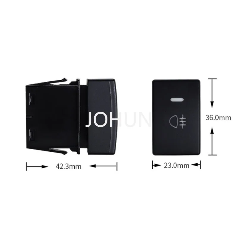 1PC Car Fan Rearview Mirror Folding Speaker Driving Recorder Radar Front Fog Light Switch Button for Honda CITY 2015-2019 New