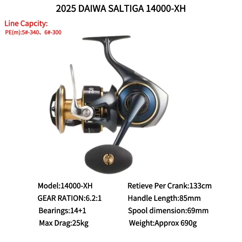 DAIWA SALTIGA 8000P　ラインナシ S21da1c2c0ec04b6f88e23d49c5ab6