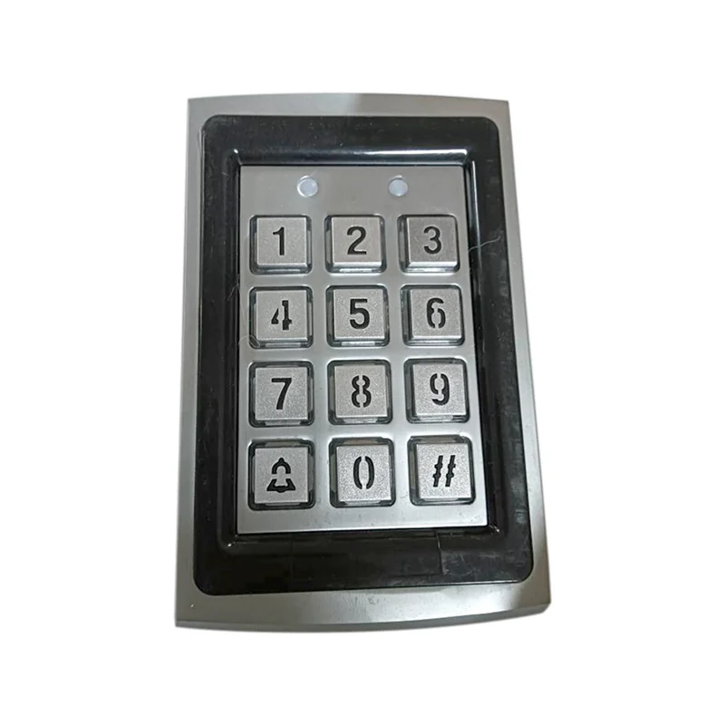 SQPP-Metal Keypad Reader LED Backlight RFID For Access Control System Proximity Card Standalone User Door Lock Entry