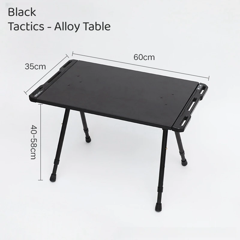 Outdoor Portable Picnic Black Table Camping Folding Multifunctional Tactical IGT Table Outdoor Picnic Rack Table New