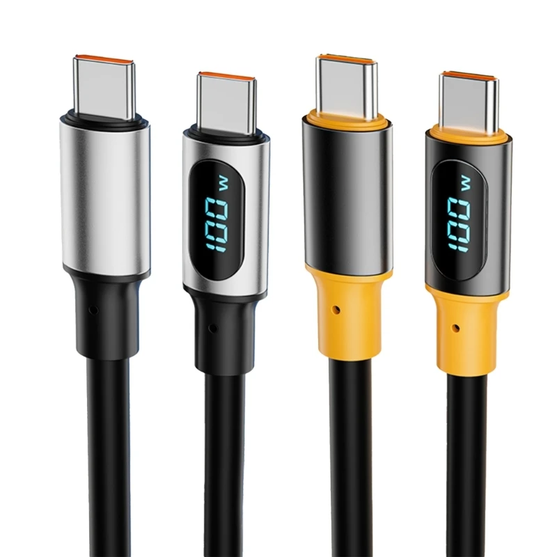 

Type C Power Cord Wire 100W Digital Display Support 480Mbps Data Transmission P8DC