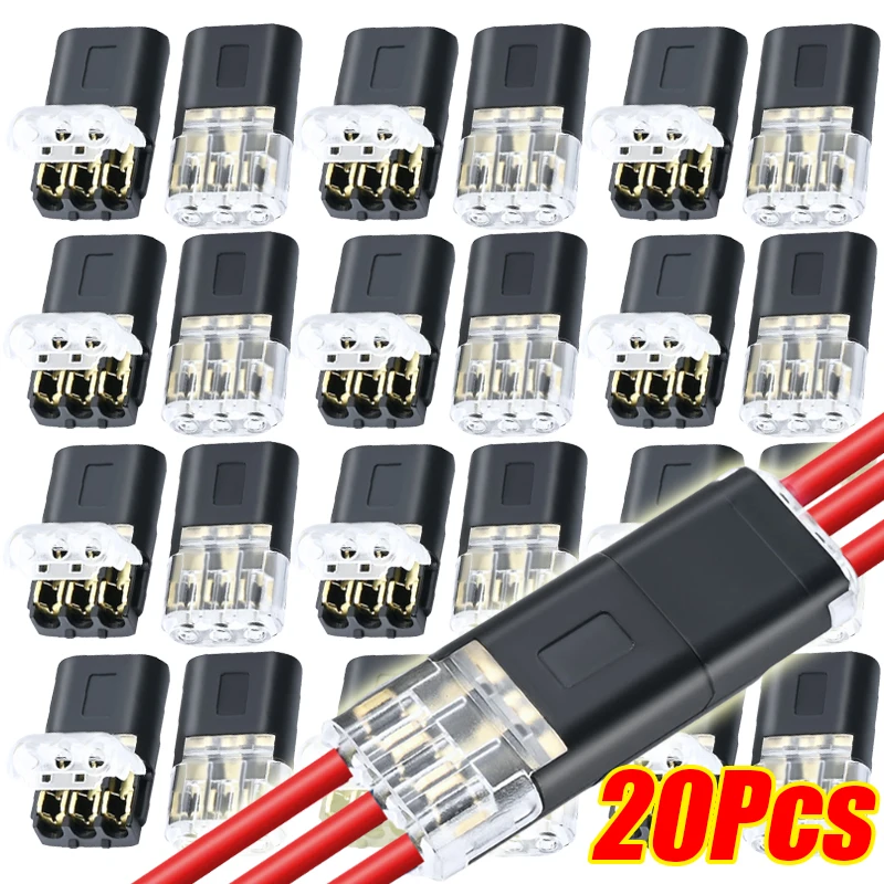 Waterproof 3 Pin Way Plug Electrical Connector Automotive Electrical Connector Car Wire Cable Strip Terminal Connection Tools