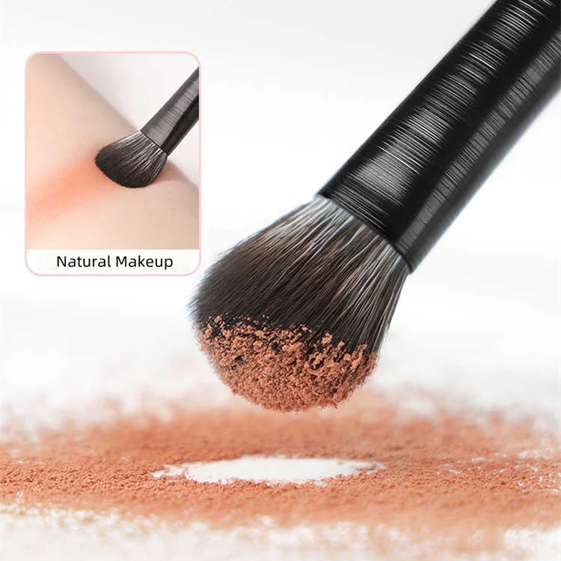 Natural Eye Makeup Brushes Set Eyeshadow Brush Eyebrow Contour Eyeliner Brush Women Eyes Cosmetic Blending Detail Make Up Tools