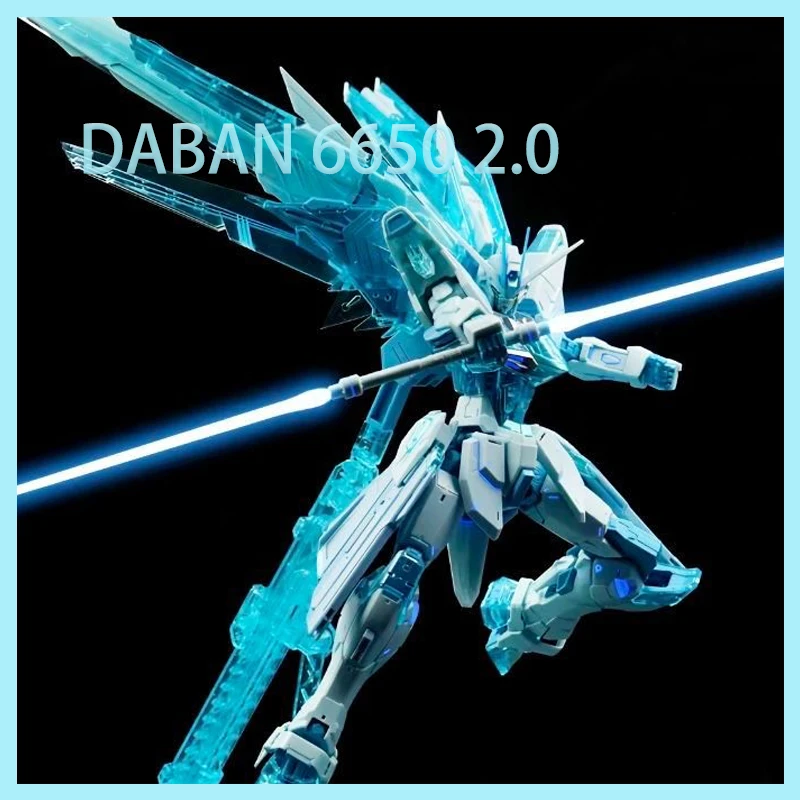 

Daban 6650 Mg 1/100 New Lce Blue Zgmf-X10a Freedom 2.0 Assembly Model Kit Plastic Skeleton Action Figure Robot Plastic Model Toy