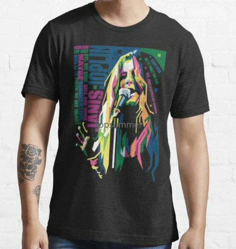 

Vtg.... Janis Joplin T Shirt ..Colorful New Graphic Shirt///Mother Day