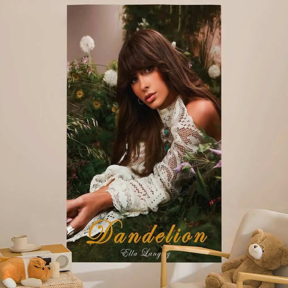 Country Rock Singer E-ella L-langley DIY Wall Tapestry for Living Room Home Dorm Decor Wall Art Decor