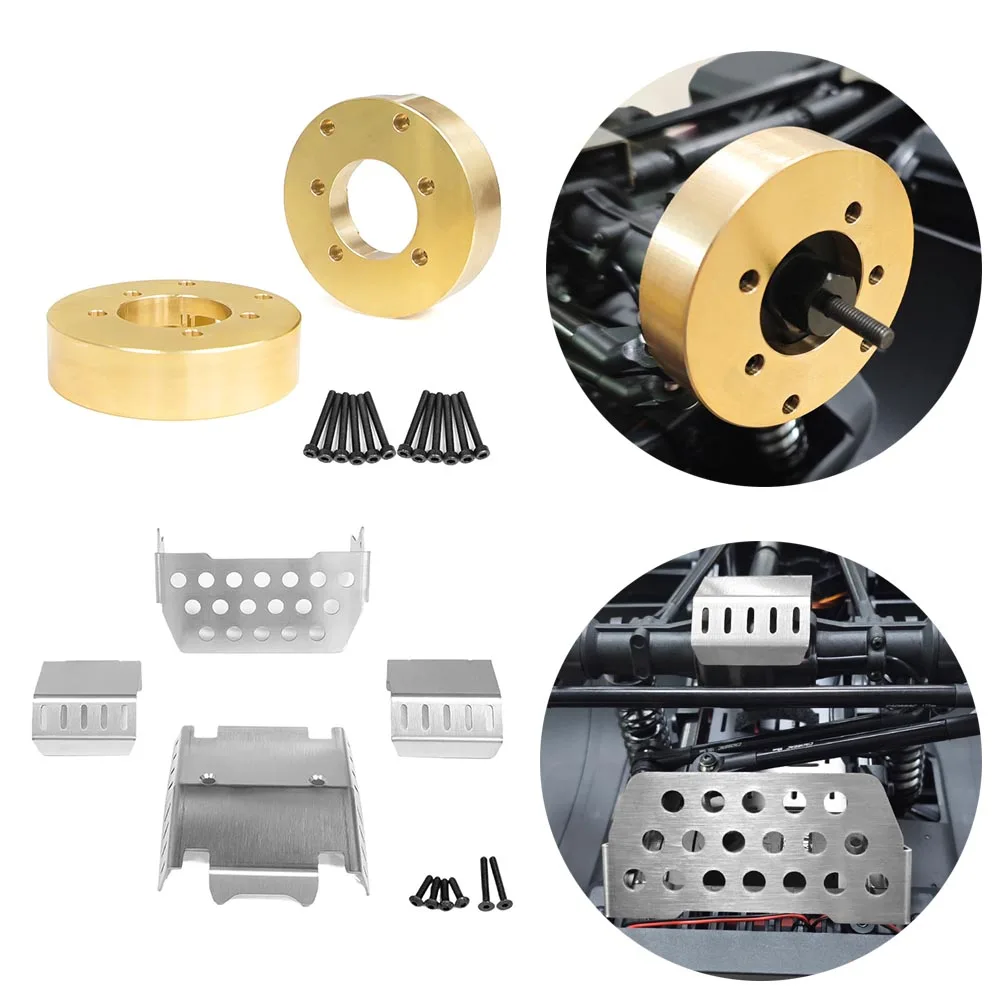 Metal Guard Armor Chassis Armor Counterweights Weighing for CROSSRC EMO XXL 1/6 RC Model Car Rock Crawler Truck Parts