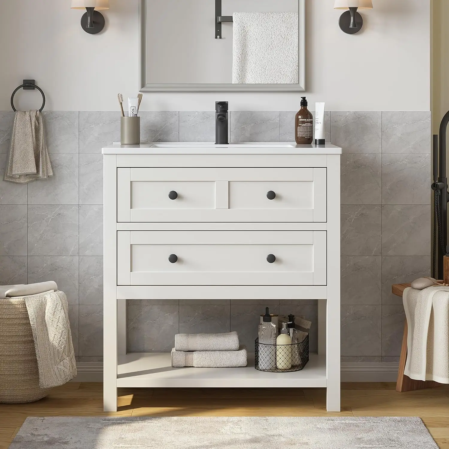 30" Modern Vanity Sink 1