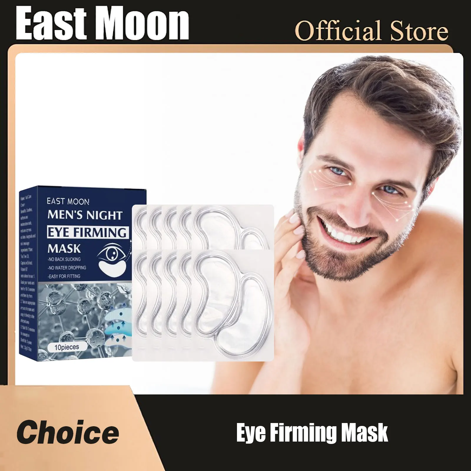 Eye Firming Mask Keep Tightening Deeply Moisturizing Reducing Fine Lines Improve Puffy Remove Dark Circles Man Eye Care Patches