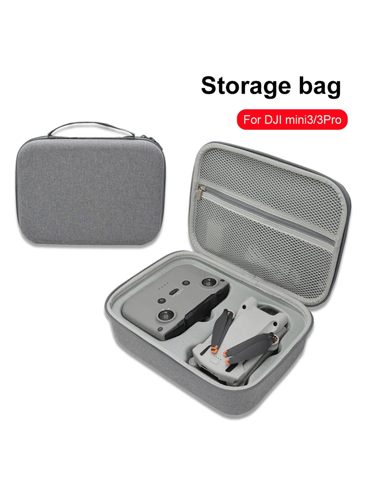 Battery & Controller Small Storage Pouch Hard EVA Hard Shell Storage Bag Splash-proof for DJI Mini 3/Mini 3Pro Drone Accessories