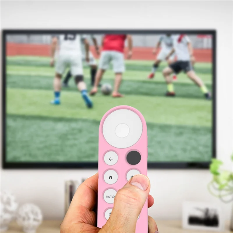 Silicone Case For Google Chromecast Remote Control Protective Cover Shell For Google TV 2020 Voice Remote Control view 4
